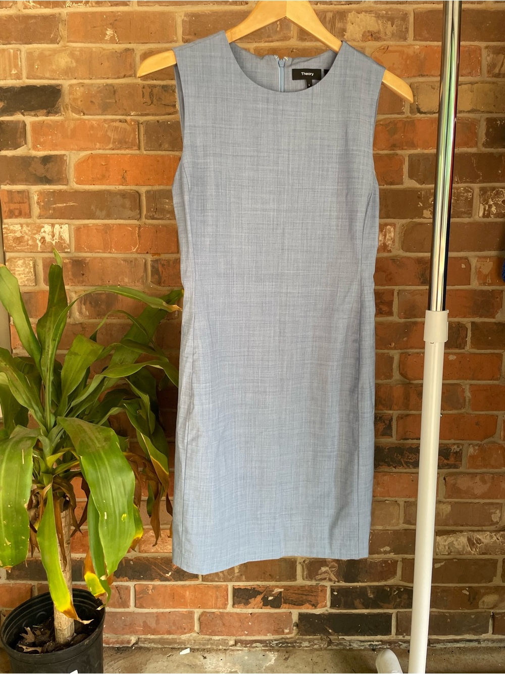 Theory Sky Blue Sleeveless Sheath Dress size 6 #41